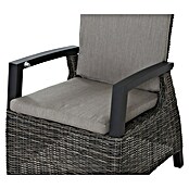Siena Garden Corido Garten-Loungesessel (L x B x H: 74 x 60,5 x 109 cm, Charcoal Grey, Aluminium) | BAUHAUS