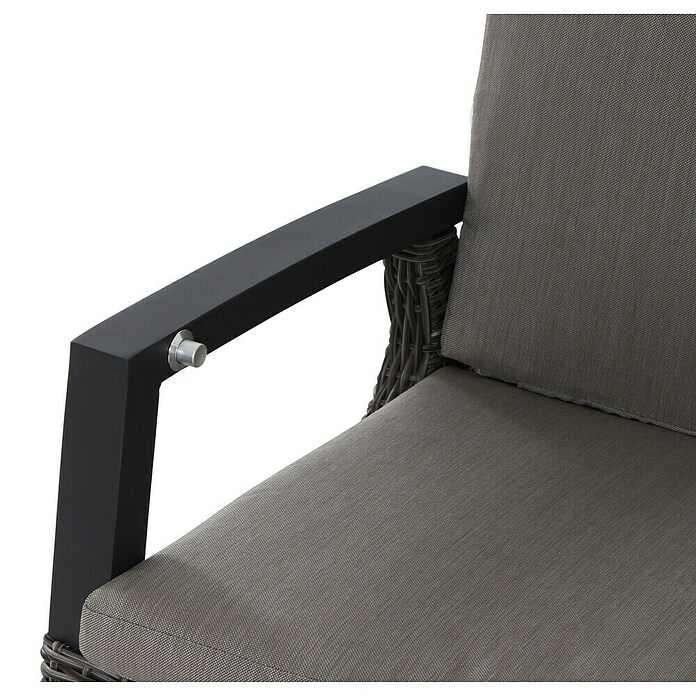 Siena Garden Corido Garten-Loungesessel (L x B x H: 74 x 60,5 x 109 cm, Charcoal Grey, Aluminium) | BAUHAUS
