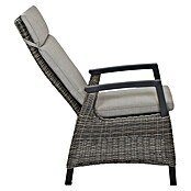 Siena Garden Corido Garten-Loungesessel (L x B x H: 74 x 60,5 x 109 cm, Charcoal Grey, Aluminium) | BAUHAUS
