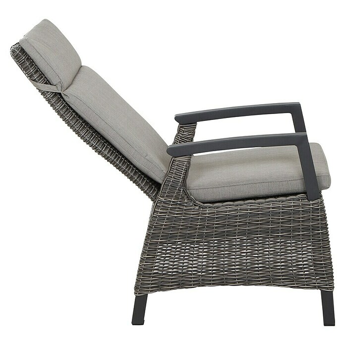 Siena Garden Corido Garten-Loungesessel (L x B x H: 74 x 60,5 x 109 cm, Charcoal Grey, Aluminium) | BAUHAUS