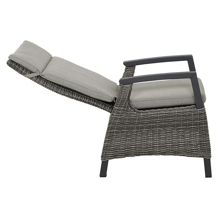 Siena Garden Corido Garten-Loungesessel (L x B x H: 74 x 60,5 x 109 cm, Charcoal Grey, Aluminium) | BAUHAUS