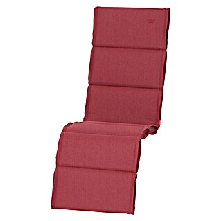 Siena Garden Stella Liegenauflage (L x B x H: 160 x 48 x 6 cm, Rot, Polypropylen, 1 Stk.)