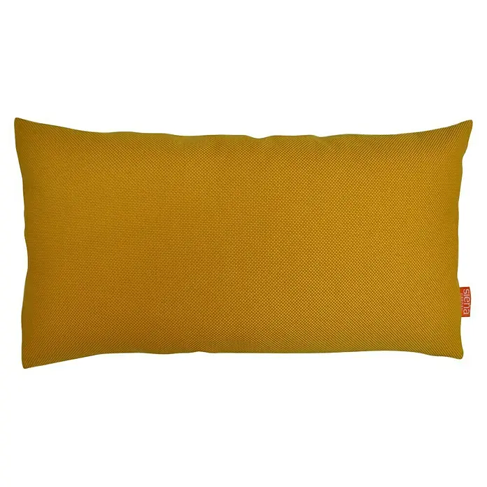 Siena Garden Kissen BELLA - 25 x 45 cm, Gelb, Rechteckig - Rechteckiges senfgelbes Kissen aus gewebtem Stoff.
