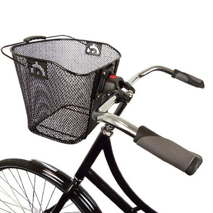 Dresco Kolesarska košara z nosilcem  (15 l, Nosilnost: 5 kg, Kovina, Črna) | 2853 - sonstiges | BDDM - Fahrradartikel | BDD - Autozubehör | BD - Autozubehör | B - Werkz/Masch/Maschzubeh/Auto | BAUHAUS