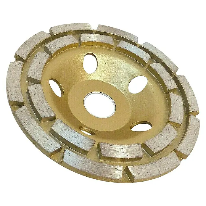 Stayer Disco de desbaste - Diámetro: 125 mm, Orificio: 22,22 mm - Disco de diamante dorado con superficie abrasiva segmentada.