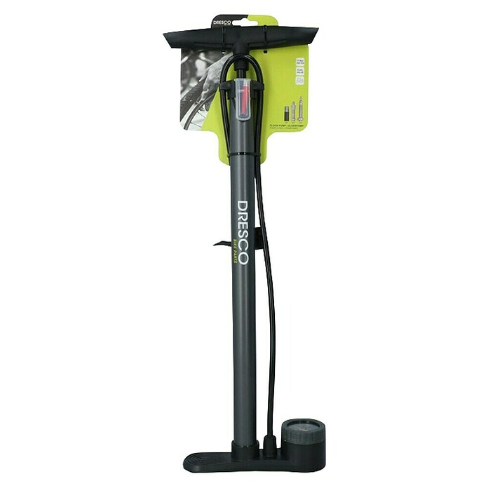 Dresco Ročna tlačilka z manometrom Compact  (Maksimalni tlak: 11 bar, Kovina, Črna) | 2851 - Schlauche/Reifen/Luftpumpen | BDDM - Fahrradartikel | BDD - Autozubehör | BD - Autozubehör | B - Werkz/Masch/Maschzubeh/Auto | BAUHAUS