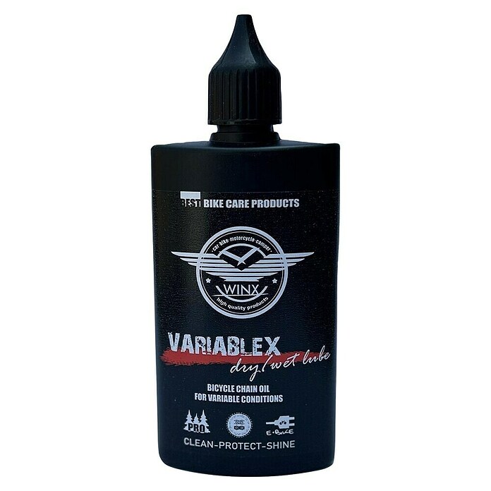 Olje za verigo Winx VARIABLEX za suhe in mokre razmere  (100 ml) | 2852 - Pflege | BDDM - Fahrradartikel | BDD - Autozubehör | BD - Autozubehör | B - Werkz/Masch/Maschzubeh/Auto | BAUHAUS