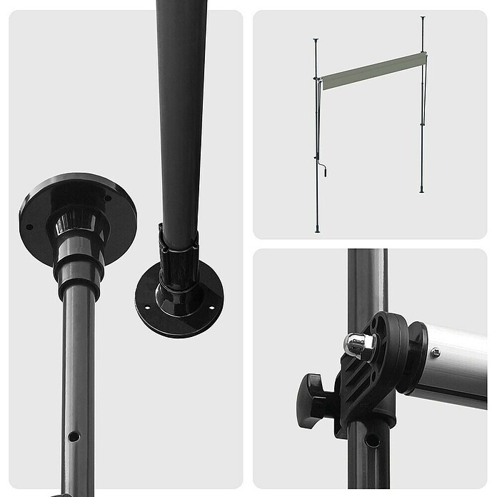 SmartSun Toldo para balcón Axis (Ancho: 2,95 m, Caída: 1,2 m) | BAUHAUS
