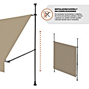 SmartSun Toldo de brazos articulados móvil Axis (Ancho: 2,95 m, Caída: 1,2 m) | BAUHAUS