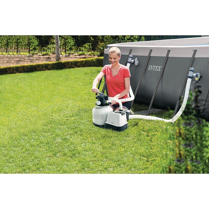 Intex Pumpa s filterom Crystal Clear SX2100 Plus  (Snaga filtriranja: 7.900 l/h) | BAUHAUS