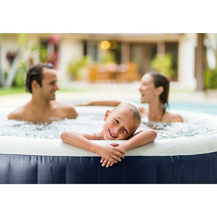 Intex Pure Spa Prenosni masažni bazen Navy Bubble Massage  (Ø x V: 196 x 71 cm, PVC, Mornarsko modra) | Napihljivi masažni bazeni | Masažni bazeni | Bazeni | Vrt in prosti čas | Izdelki | BAUHAUS