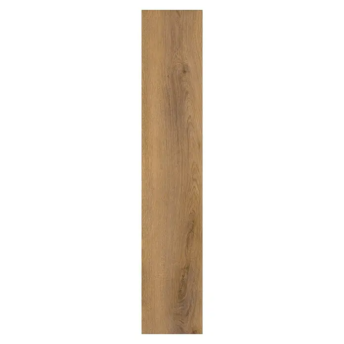 Vinylboden SPC Silent - Garda Eiche, Landhausdiele, 1.220 x 229 x 5,3 mm - Rechteckige, hellbraune Holzdiele mit natürlicher Maserung und dezenten Variationen.