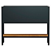 Herstera Garden Hochbeet Deco inkl. LED-Beleuchtung (40 x 100 x 80 cm, Metall, Anthrazit) | BAUHAUS
