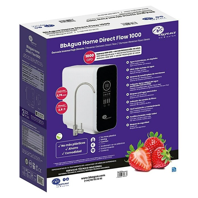Bb agua Equipo de ósmosis inversa Direct Flow 1000 (Caudal: 2,75 l/min) | BAUHAUS