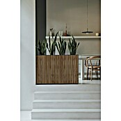 Herstera Garden Pflanzkasten Deco Planter (Außenmaß (L x B x H): 120 x 40 x 80 cm, Holz, Schwarz, Natur) | BAUHAUS