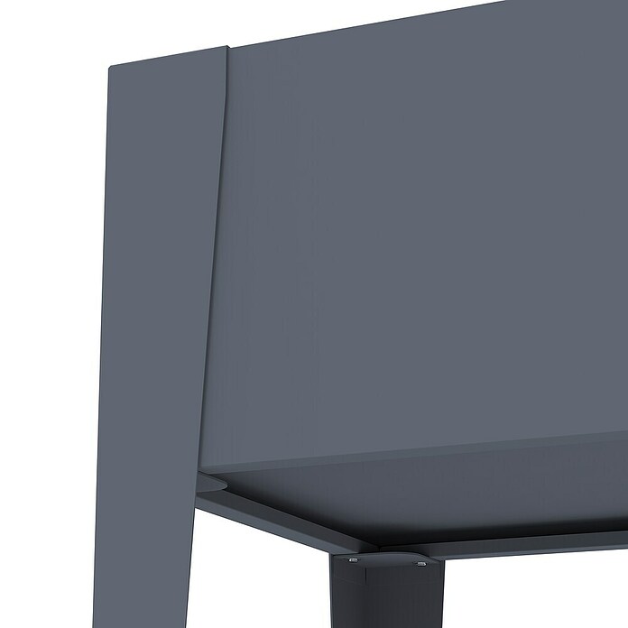 Westmann Hochbeet Vedura (40 x 74 x 80 cm, Metall, Anthrazit) | BAUHAUS