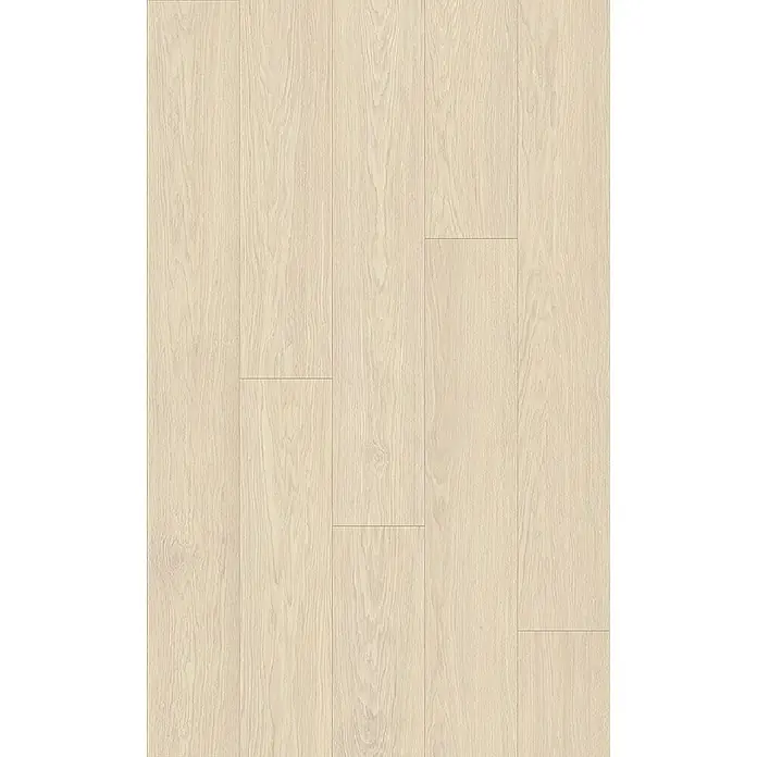 Krono Original Laminat Long Plank 8 - Cream Darcy Oak, Landhausdiele, 2.003 x 245 x 8 mm - Heller Laminatboden mit ausgeprägter Holzmaserung.