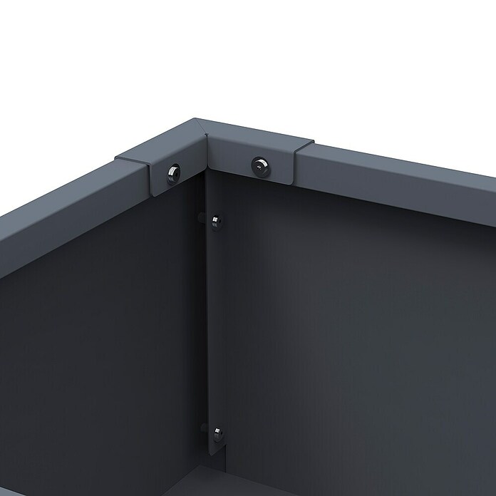 Westmann Hochbeet Vedura (40 x 74 x 80 cm, Metall, Anthrazit) | BAUHAUS