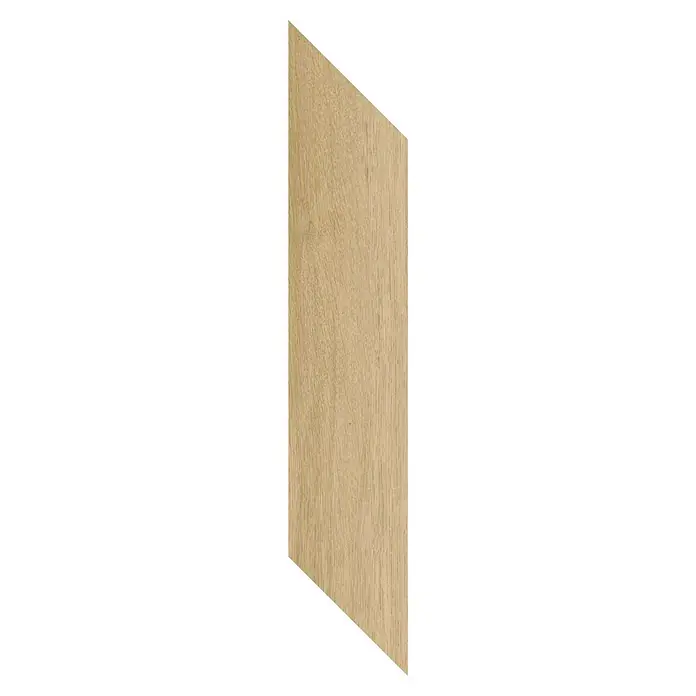 Vinylboden SPC Herringbone - Arvada Eiche, Fischgrät, 148 x 592 x 4,5 mm - Helles Eichenholz mit ausgeprägter vertikaler Maserung.
