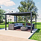 Sojag Standard-Pavillon Milo (B x H: 297,5 x 224,6 cm, Schwarz, Material Gestell: Stahl) | BAUHAUS