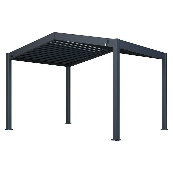 Pergola Icon 1013 (L x B x H: 308 x 399 x 282 cm, Anthrazit, Aluminium) | BAUHAUS