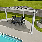 Sojag Pergola Lima 1010 (L x B x H: 293,3 cm x 293,3 cm x 242,6 mm, Aluminium, Lichtgrau) | BAUHAUS