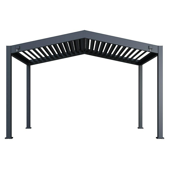 Pergola Icon 1013 (L x B x H: 308 x 399 x 282 cm, Anthrazit, Aluminium) | BAUHAUS