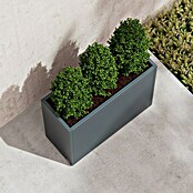 Herstera Garden Pflanzkasten Cube (Außenmaß (L x B x H): 100 x 40 x 80 cm, Metall, Anthrazit) | BAUHAUS
