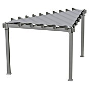 Sojag Pergola Lima 1010 (L x B x H: 293,3 cm x 293,3 cm x 242,6 mm, Aluminium, Lichtgrau) | BAUHAUS