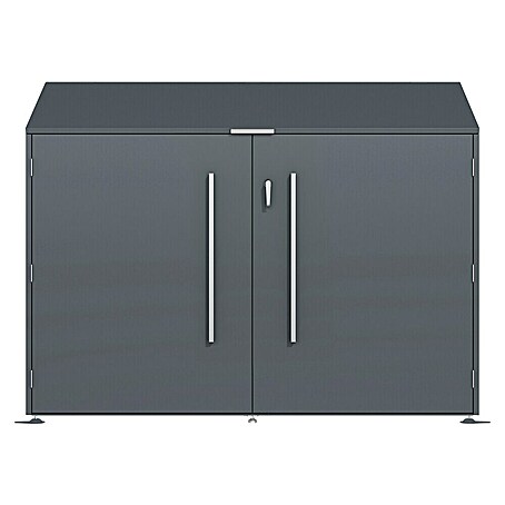 Westmann Fahrradgarage Linea (100 x 200 x 154 cm, Anthrazit)