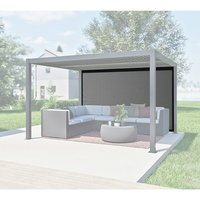 Sojag Seitenteil Milo (L x B x H: 5 x 335 x 211 cm, Passend für: Sojag Pergola Milo 1012) | BAUHAUS