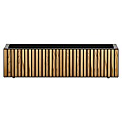Herstera Garden Pflanzkasten Deco Planter (Außenmaß (L x B x H): 100 x 40 x 25 cm, Holz, Schwarz, Natur) | BAUHAUS