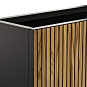Herstera Garden Pflanzkasten Deco Planter (Außenmaß (L x B x H): 120 x 40 x 80 cm, Holz, Schwarz, Natur) | BAUHAUS