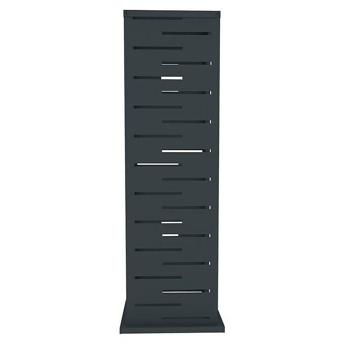 Westmann Kaminholzregal (37,5 x 37,5 x 112 cm, Stahl, Anthrazit, Luma Grid) | BAUHAUS