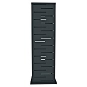 Westmann Kaminholzregal (37,5 x 37,5 x 112 cm, Stahl, Anthrazit, Luma Grid) | BAUHAUS