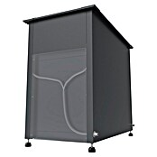 Westmann Hochbeet Plex Plus mit Frühbeetaufsatz (50 x 100 x 120 cm, Metall, Anthrazit) | BAUHAUS