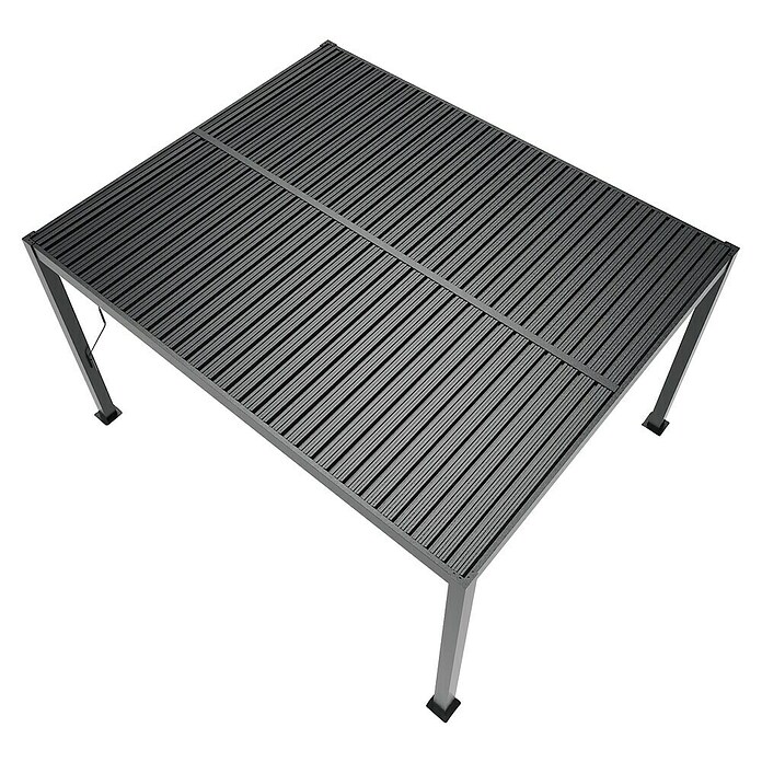 Sojag Standard-Pavillon Milo (B x H: 297,5 x 224,6 cm, Schwarz, Material Gestell: Stahl) | BAUHAUS