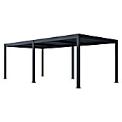 Pergola Grand Tuscan 1224 (L x B x H: 369 x 721 x 256 cm, Anthrazit, Aluminium) | BAUHAUS