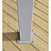 Sojag Pergola Lima 1010 (L x B x H: 293,3 cm x 293,3 cm x 242,6 mm, Aluminium, Lichtgrau) | BAUHAUS