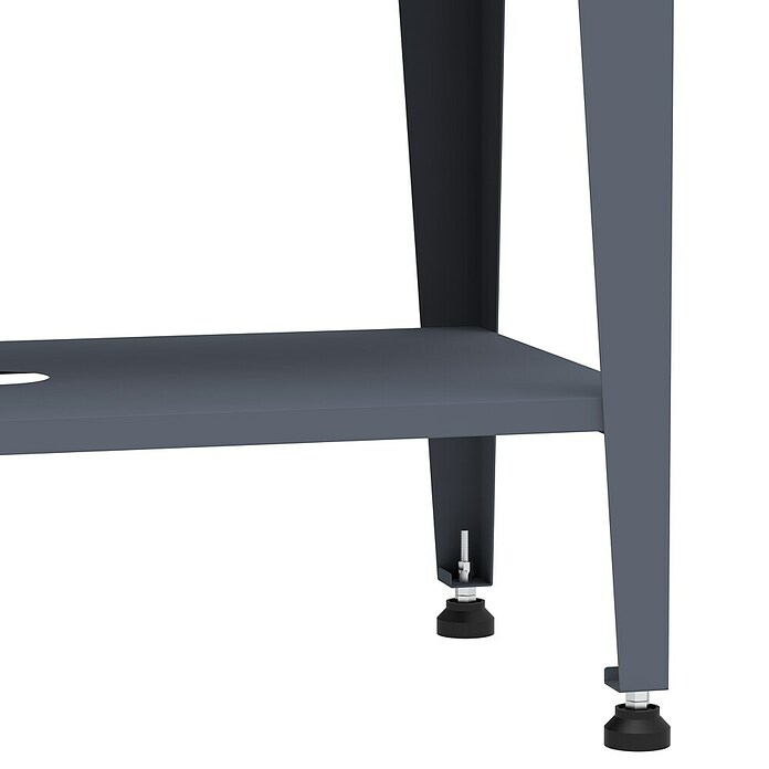 Westmann Hochbeet Mobila (50 x 93 x 80 cm, Metall, Anthrazit) | BAUHAUS