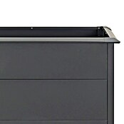 Westmann Hochbeet Primus Plus M mit Frühbeetaufsatz (50 x 100 x 113 cm, Metall, Anthrazit) | BAUHAUS