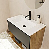 Lavabo Luz (An x L: 81 x 46 cm, Con desbordamiento, Blanco) | BAUHAUS