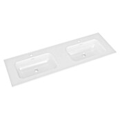 Lavabo doble Luz (140 x 46 cm, Con desbordamiento, Blanco) | BAUHAUS