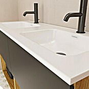 Lavabo doble Luz (120 x 46 cm, Con desbordamiento, Blanco) | BAUHAUS