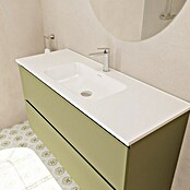 Lavabo Luz (An x L: 121 x 46 cm, Con desbordamiento, Blanco) | BAUHAUS