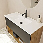 Lavabo Luz (An x L: 101 x 46 cm, Con desbordamiento, Blanco) | BAUHAUS