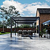 Pergola Grand Tuscan 1224 (L x B x H: 369 x 721 x 256 cm, Anthrazit, Aluminium) | BAUHAUS