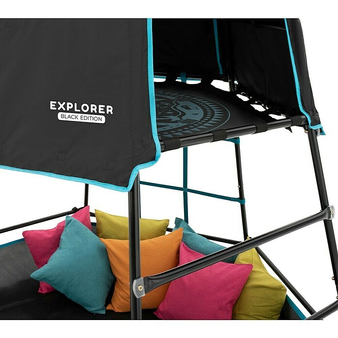 TP Toys Klettergerüst Explorer (Metall, Schwarz, Ø x H: 208 x 201 cm) | BAUHAUS