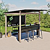 Sojag Gartenbar-Set Barilo (Lichtgrau, Metall, L x B x H: 258 x 260 x 230 cm) | BAUHAUS