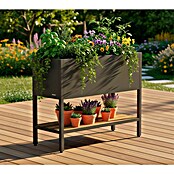 Herstera Garden Hochbeet Deco (40 x 100 x 80 cm, Metall, Anthrazit) | BAUHAUS